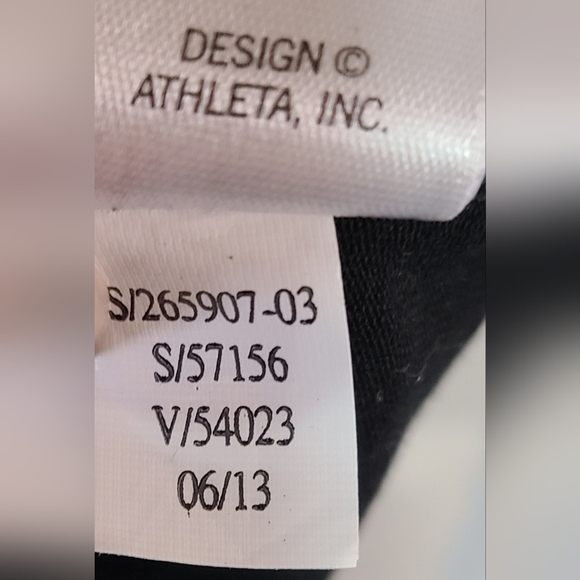 Athleta Black Quarter Zip Athletic Casual Dress Short Ruched Sleeve Size Small - Picture 5 of 9